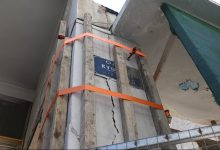 Atina’nın Kypseli bölgesinde metro tünel açma makinesinin geçişi sırasında zarar gören dairelerde onarım çalışmalarına başlanıyor.